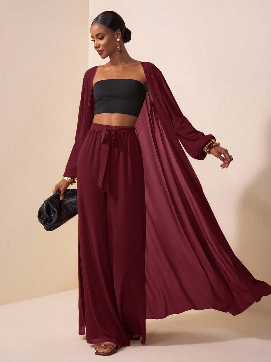 Daniah Chiffon Pant Set