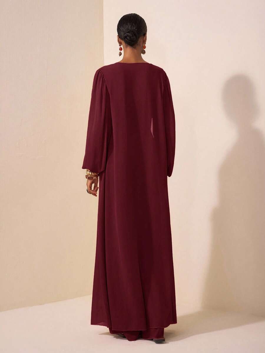 Daniah Chiffon Pant Set