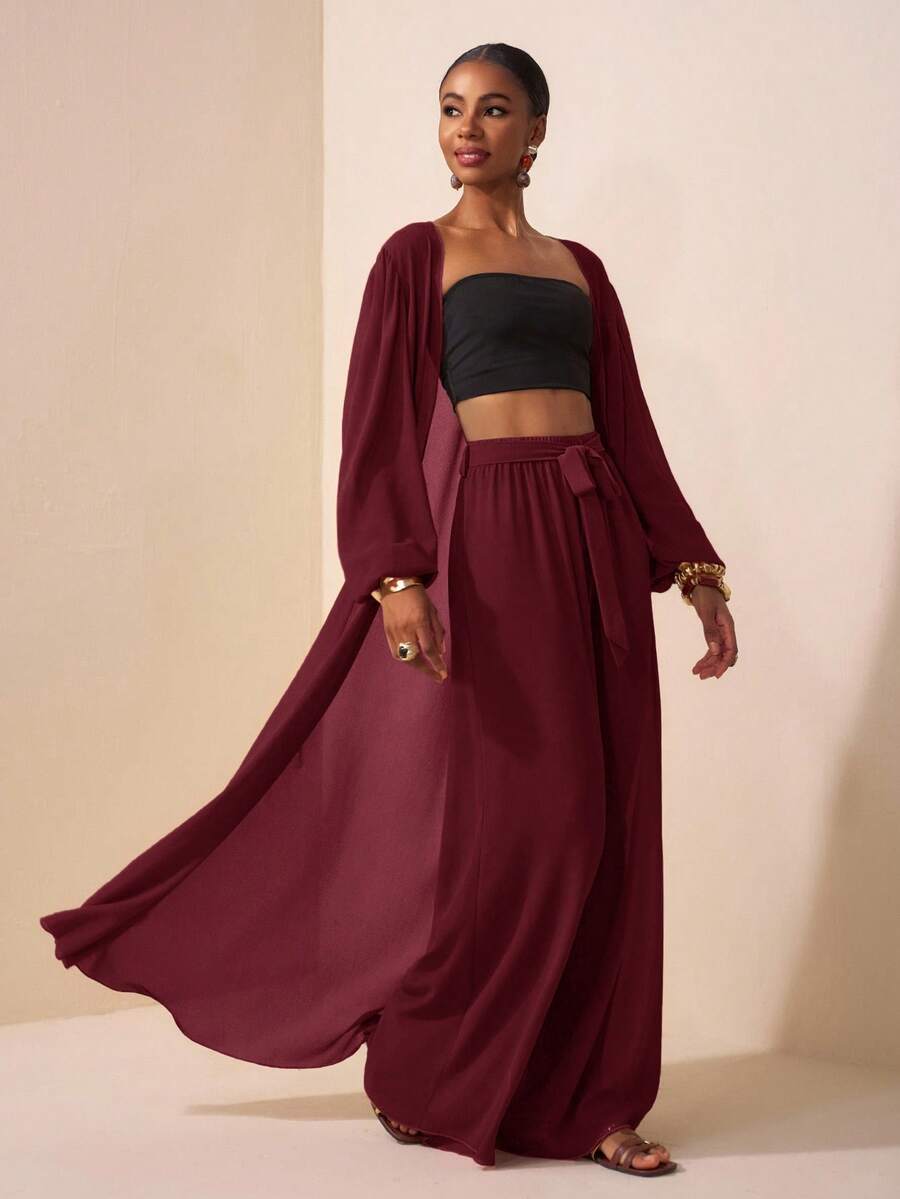 Daniah Chiffon Pant Set