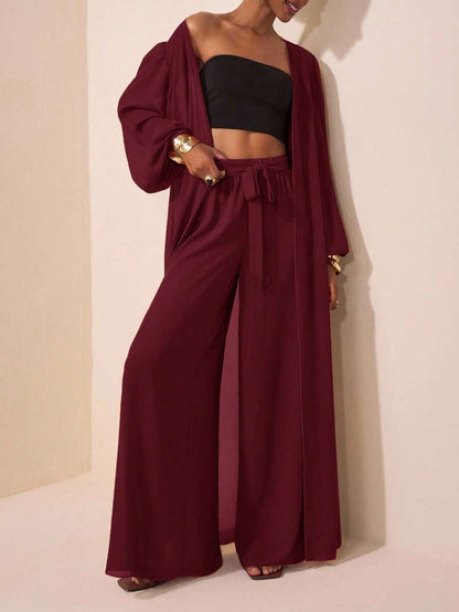Daniah Chiffon Pant Set