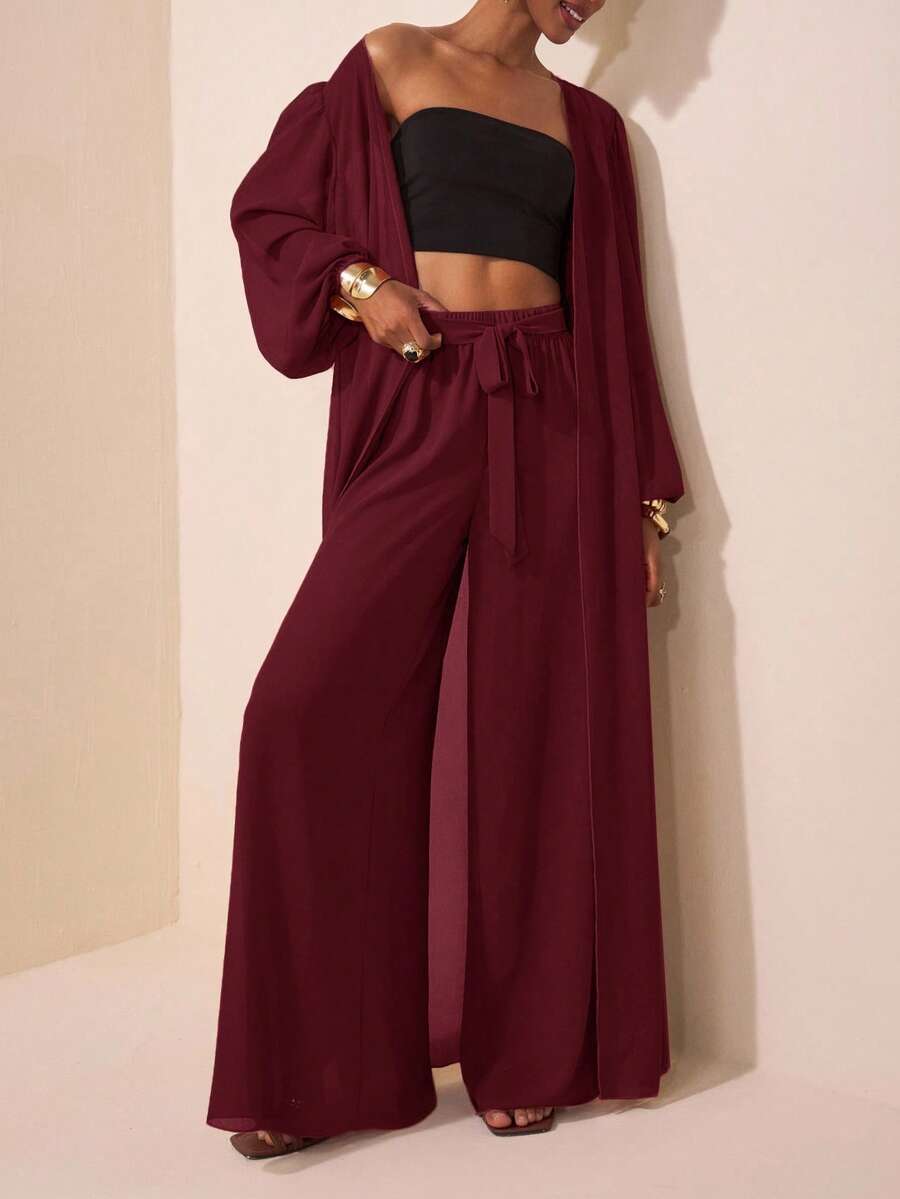 Daniah Chiffon Pant Set