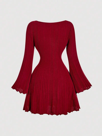 Knit Kisses Mini Dress