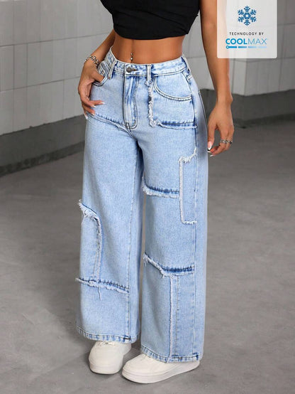Isolide Wide Leg Jeans (SLIM)