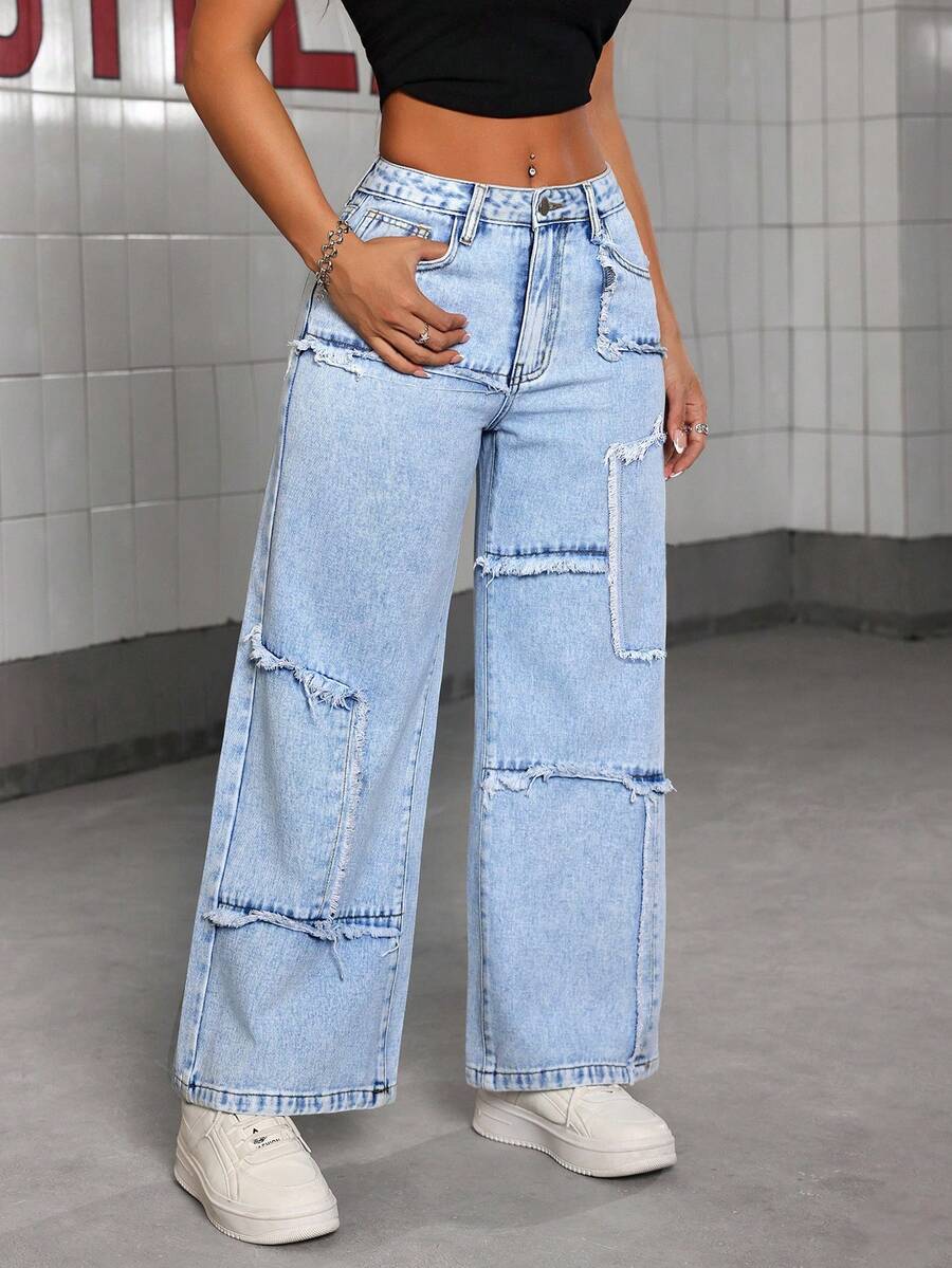 Isolide Wide Leg Jeans (SLIM)
