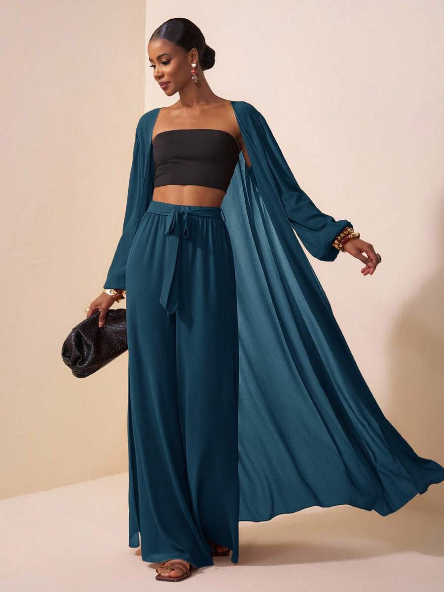Daniah Chiffon Pant Set