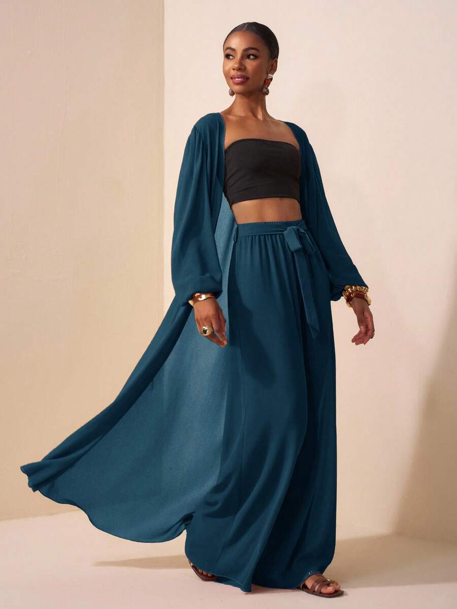 Daniah Chiffon Pant Set