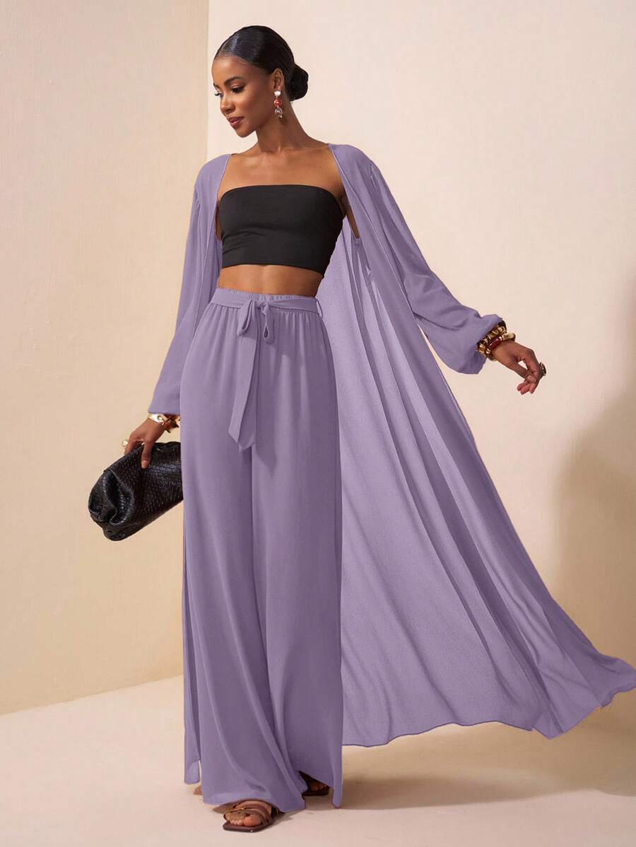 Daniah Chiffon Pant Set