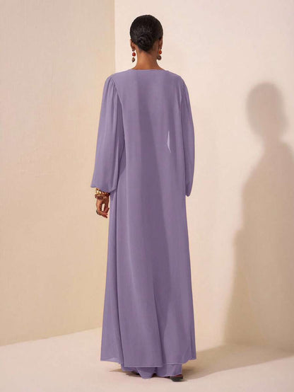 Daniah Chiffon Pant Set