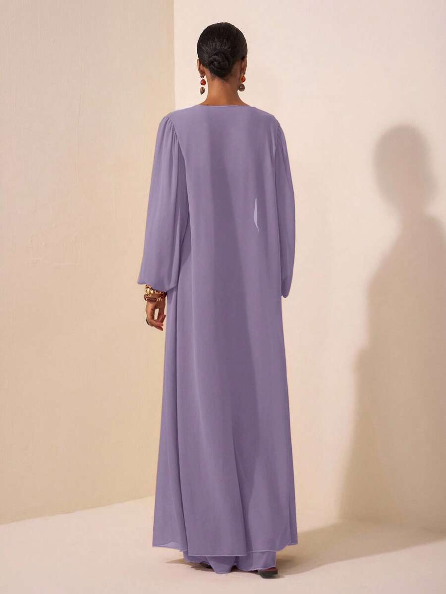 Daniah Chiffon Pant Set