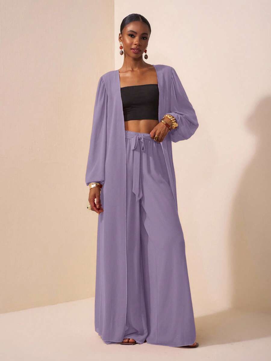Daniah Chiffon Pant Set