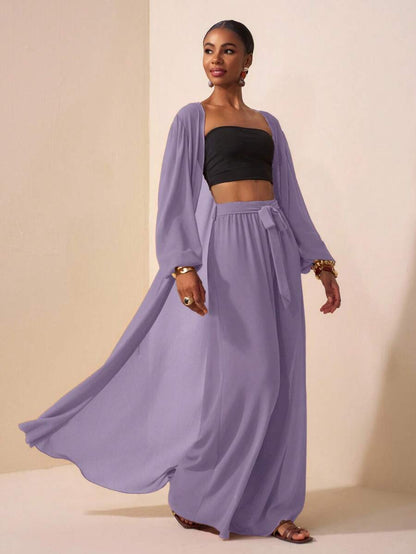 Daniah Chiffon Pant Set