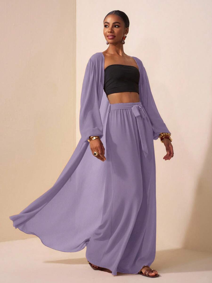 Daniah Chiffon Pant Set