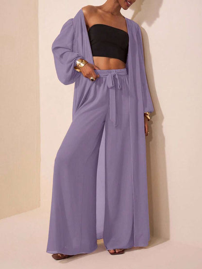 Daniah Chiffon Pant Set