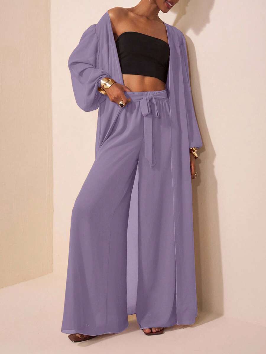 Daniah Chiffon Pant Set