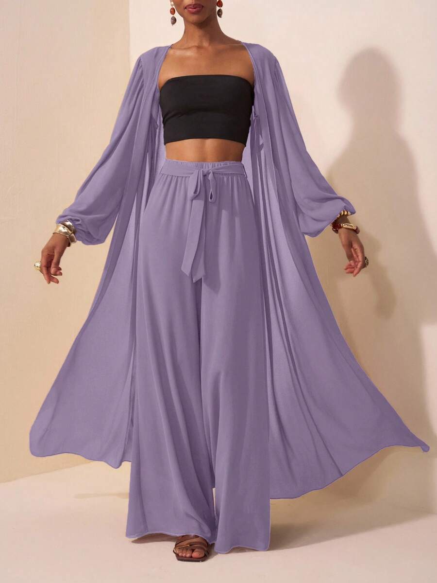 Daniah Chiffon Pant Set