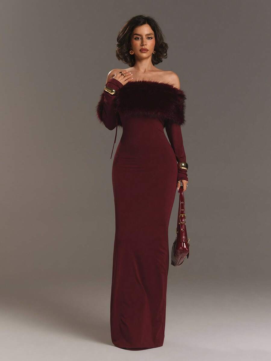 Nadira Off-Shoulder Dress