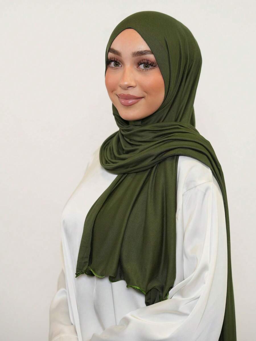 Frill Trimmed Scarf