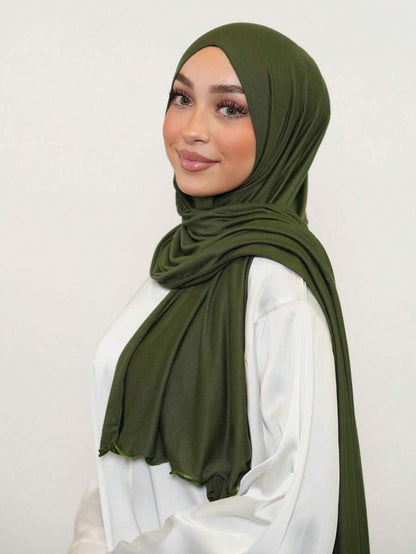 Frill Trimmed Scarf
