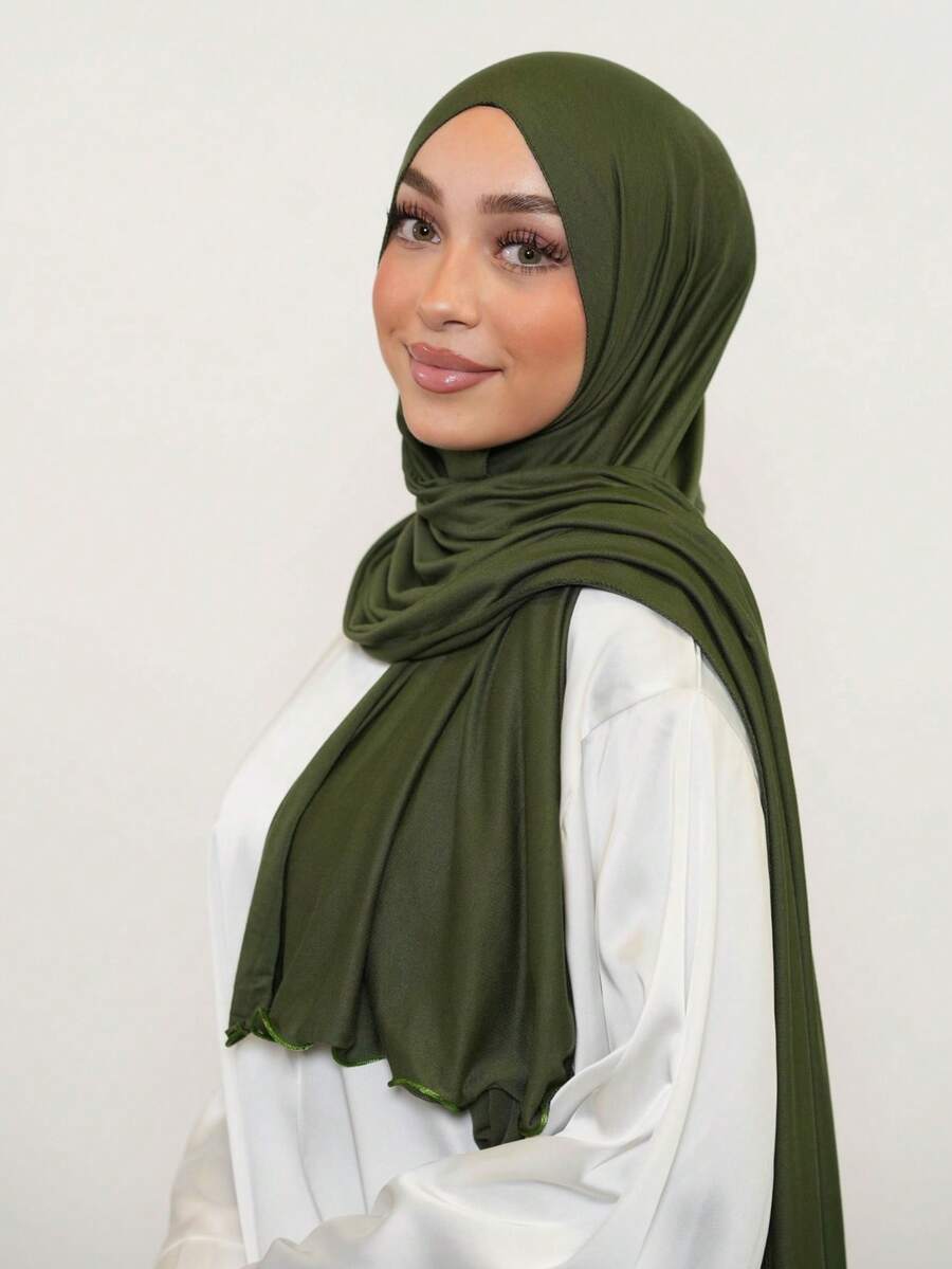 Frill Trimmed Scarf