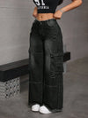 Hadia Ripped Cargo Jeans