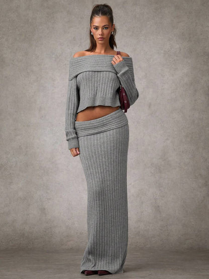Rylah Knit Skirt Set