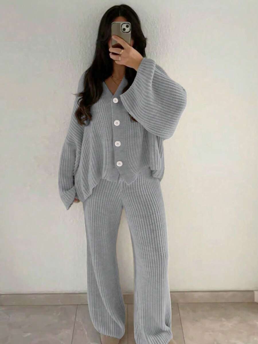 Tazeen Knit Cardigan Set