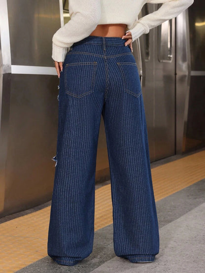 Isolide Wide Leg Jeans (SLIM)