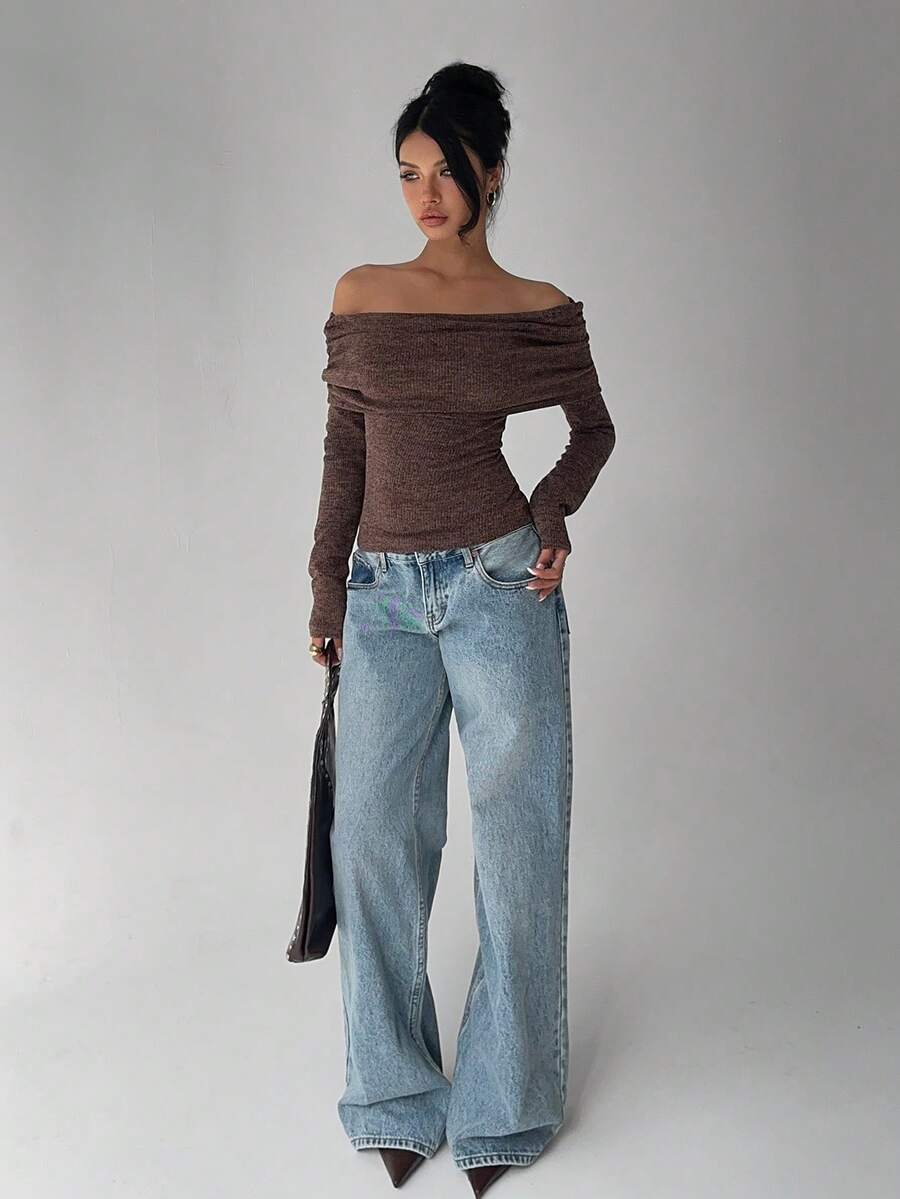 Zella Off-Shoulder Sweater