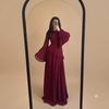 Diriya Ruffled Chiffon Dress