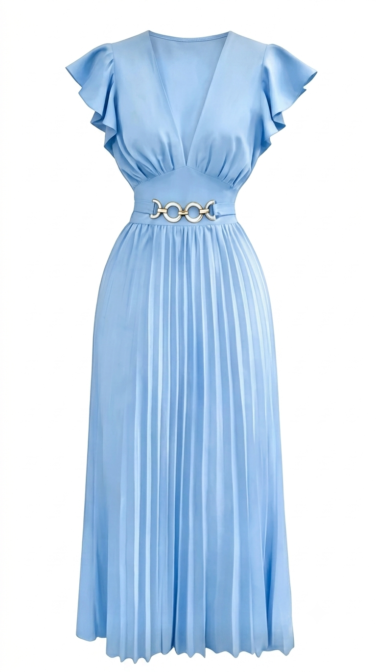 Riri Ruffle Edge Dress