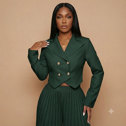 Charlotte Pleated Pant Set