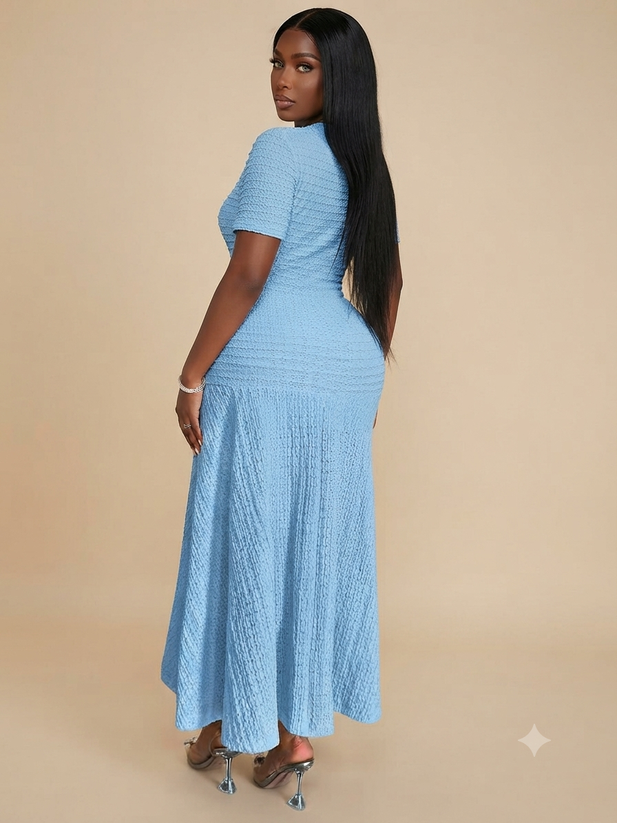 Azeen Short-Sleeve Dress
