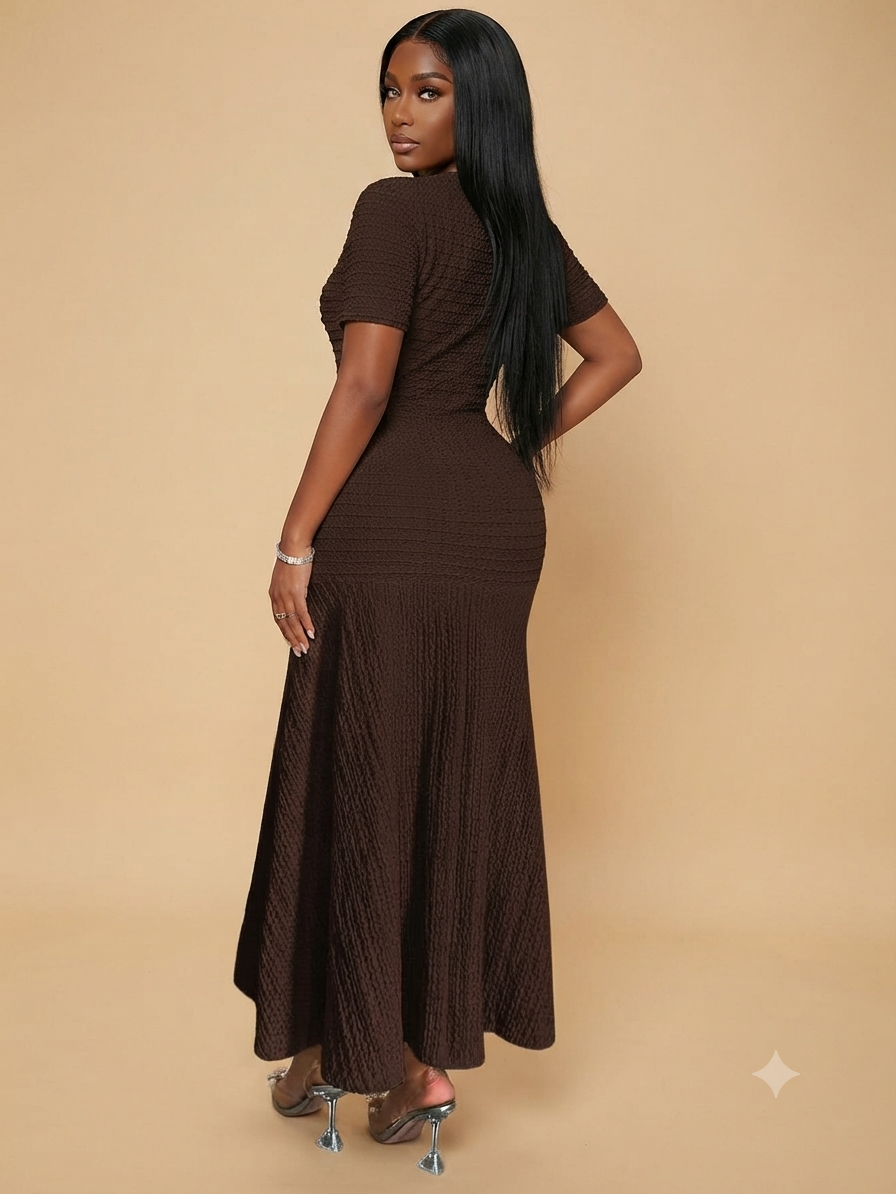 Azeen Short-Sleeve Dress