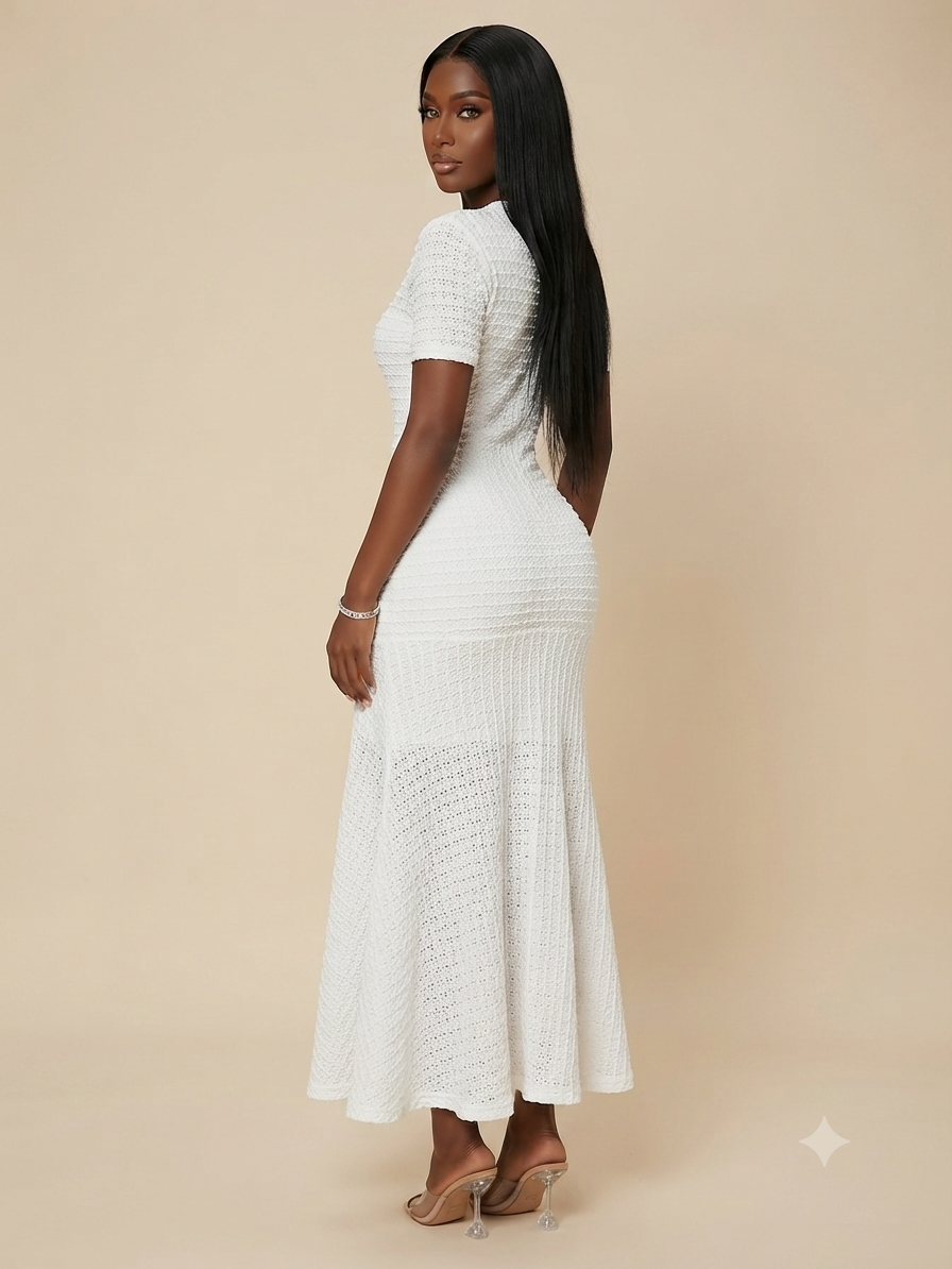 Azeen Short-Sleeve Dress