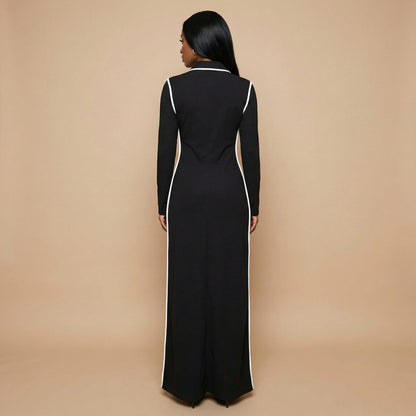 Malika High Neck Dress Set