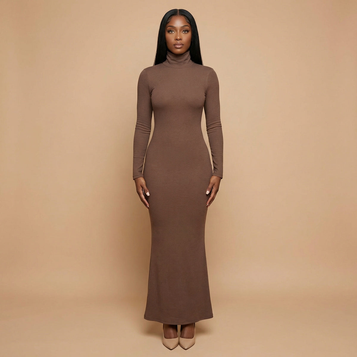 Malika High Neck Dress Set