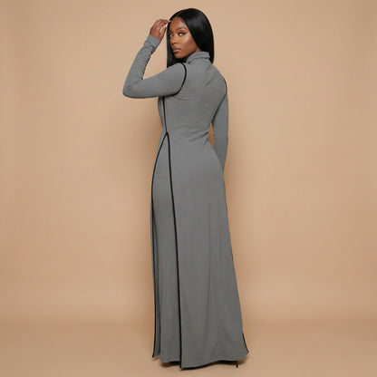Malika High Neck Dress Set