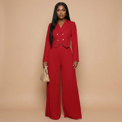 Charlotte Pleated Pant Set