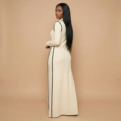 Malika High Neck Dress Set